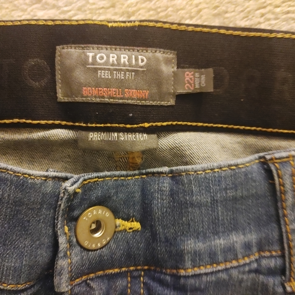 Torrid Size 22 Bombshell Skinny Jeans